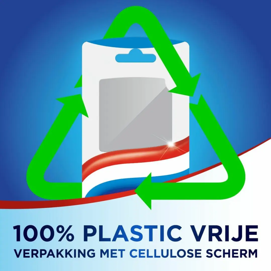 Aquafresh Clean & Flex Hard Tandenborstel - 12 Stuks - Roze