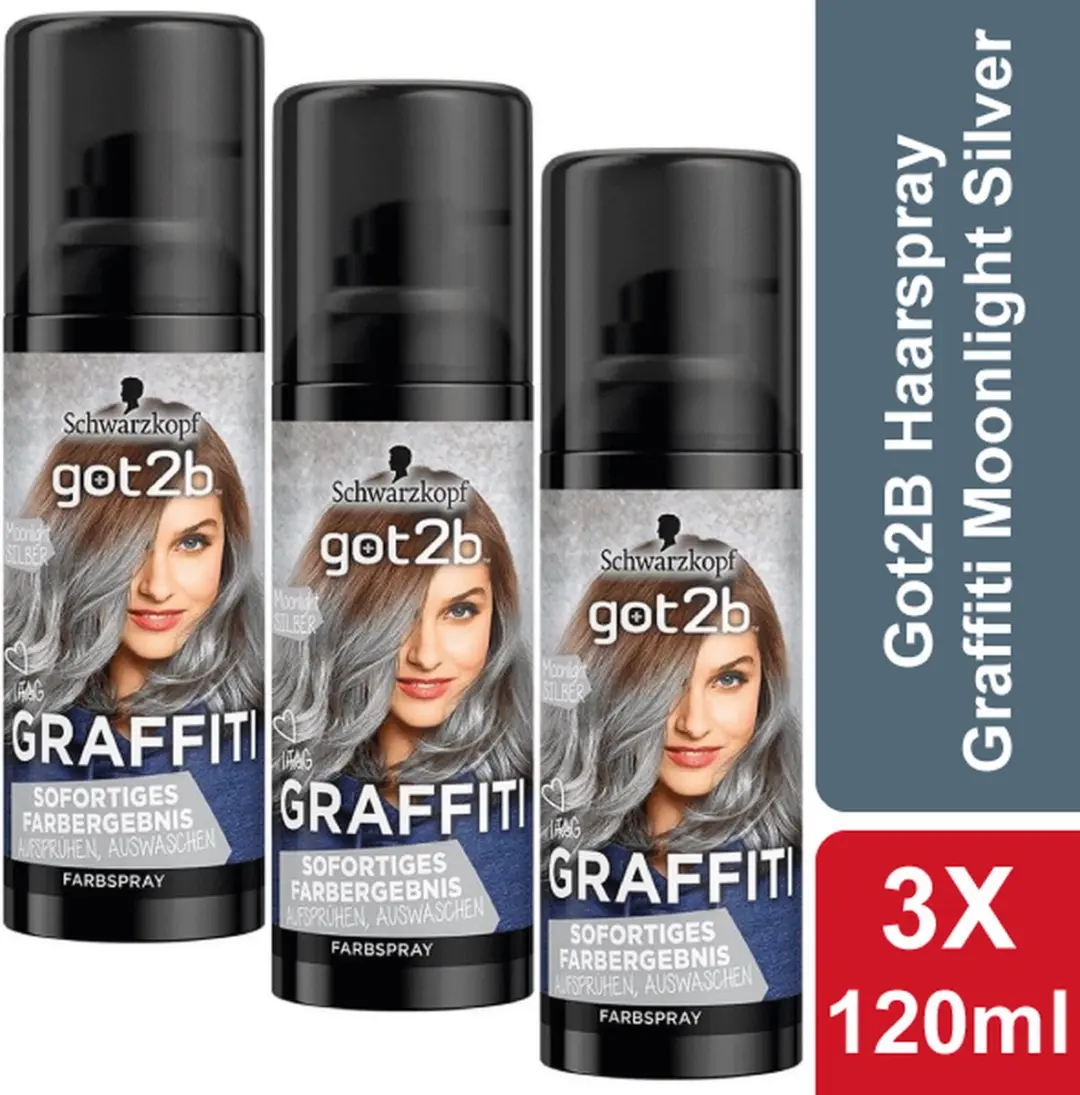 Got2B Graffiti Moonlight Silver Haarverfspray 360ml