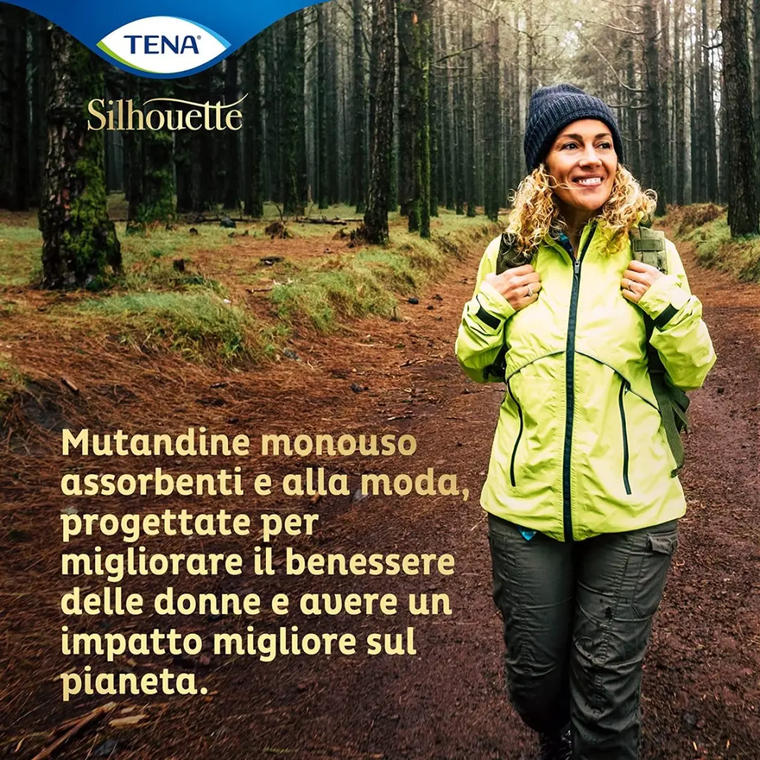 TENA Silhouette Plus Incontinentiebroekjes M - 9 Stuks