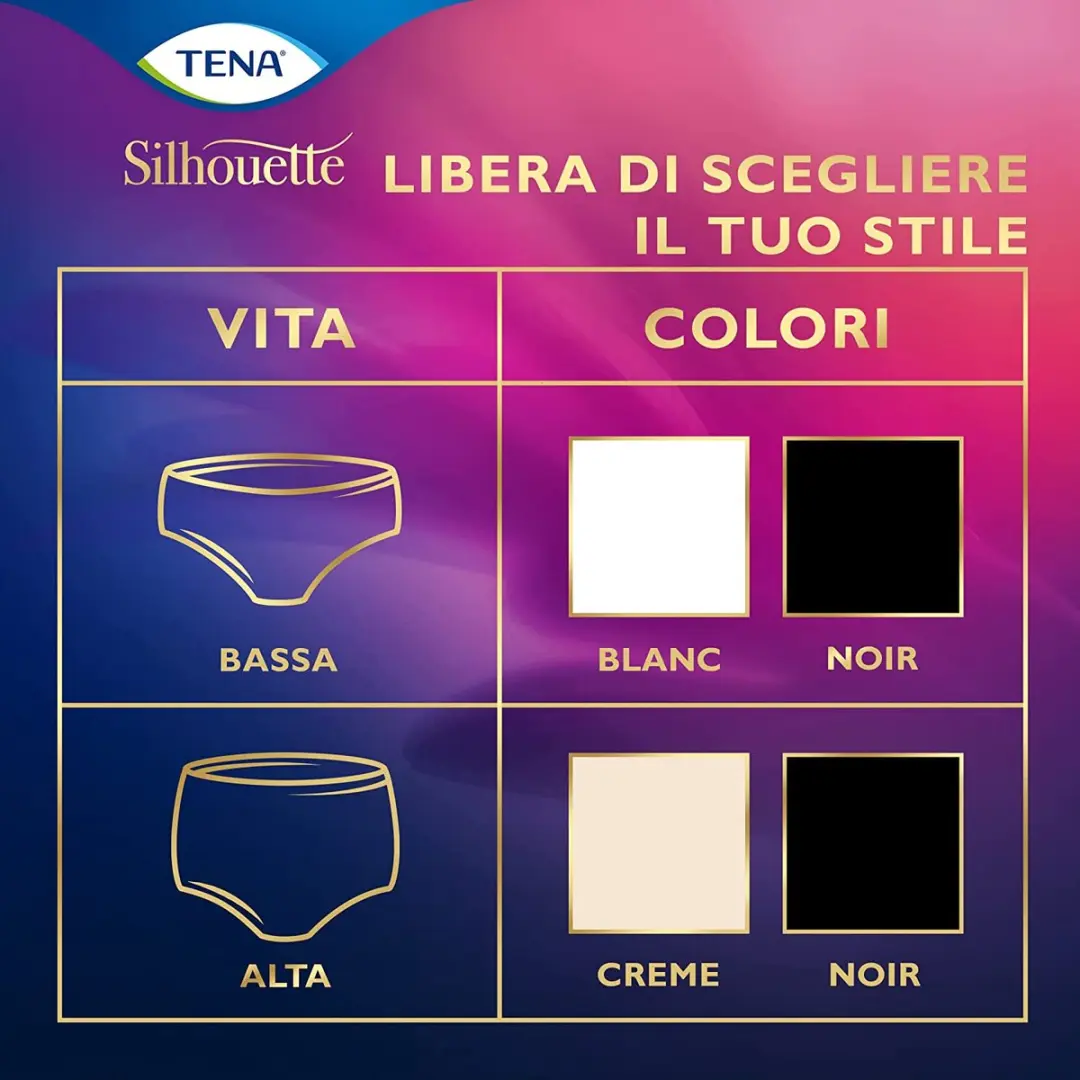 TENA Silhouette Plus Incontinentiebroekjes M - 9 Stuks
