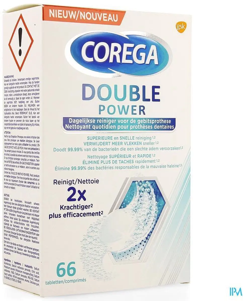 Corega Max Clean Tabl 66