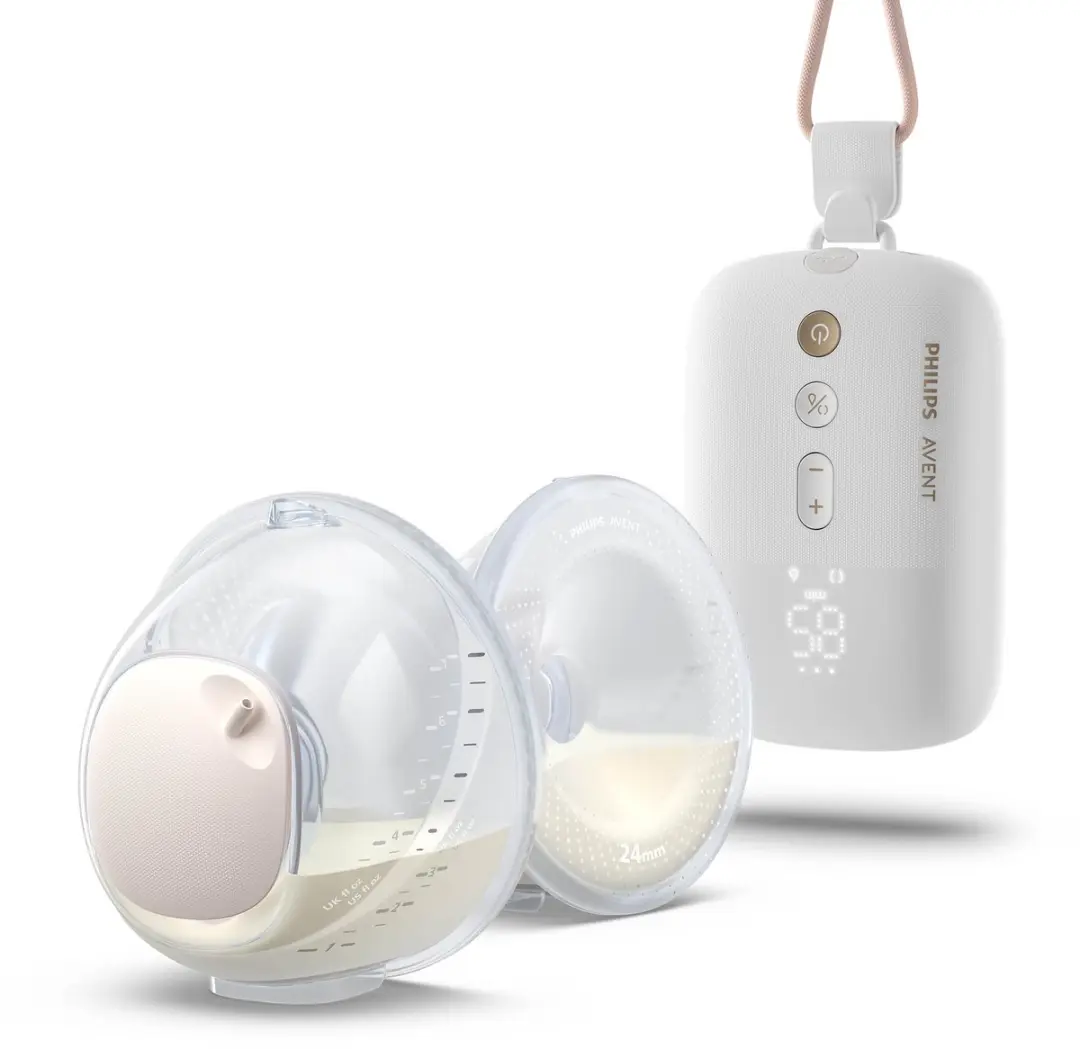 Philips Avent Handsfree Dubbele Elektrische Borstkolf SCF532/11 - Wit Beige