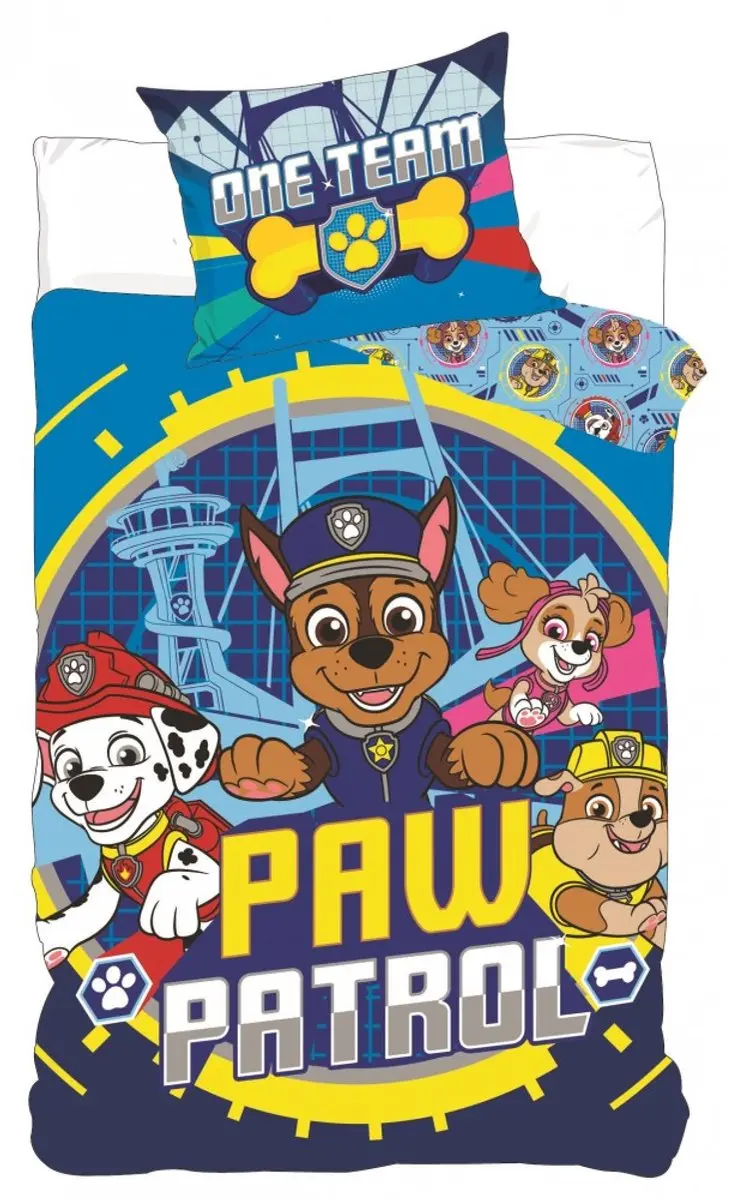 PAW Patrol Dreumesdekbedovertrek 100x135cm