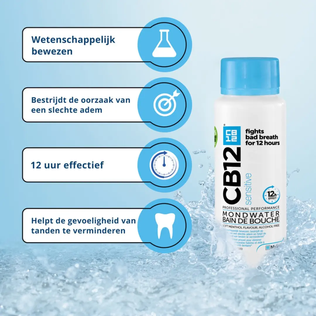 CB12 Mondwater Sensitive 2x250ml