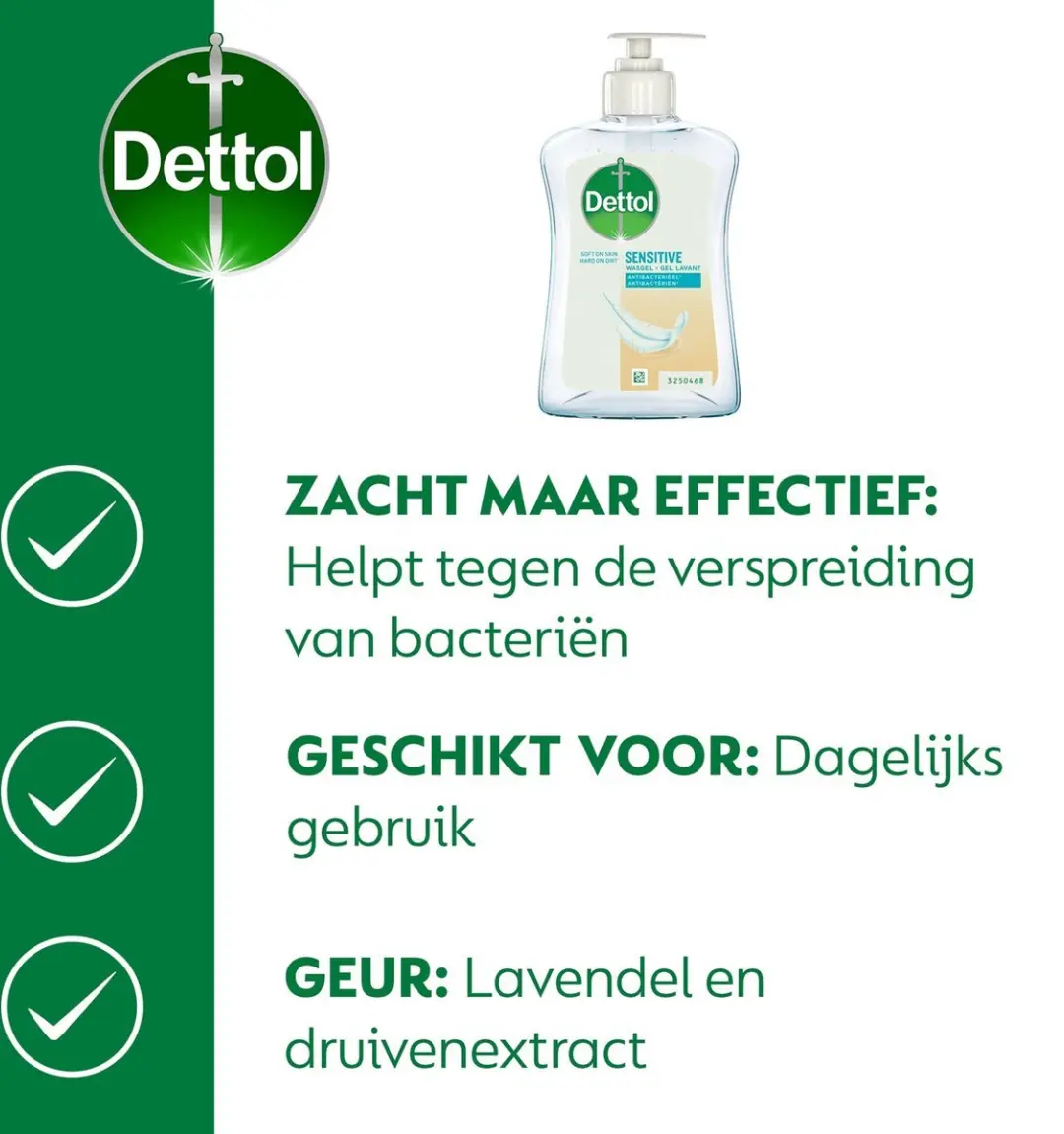 Dettol Refill Sensitive 500ml - 2 Stuks