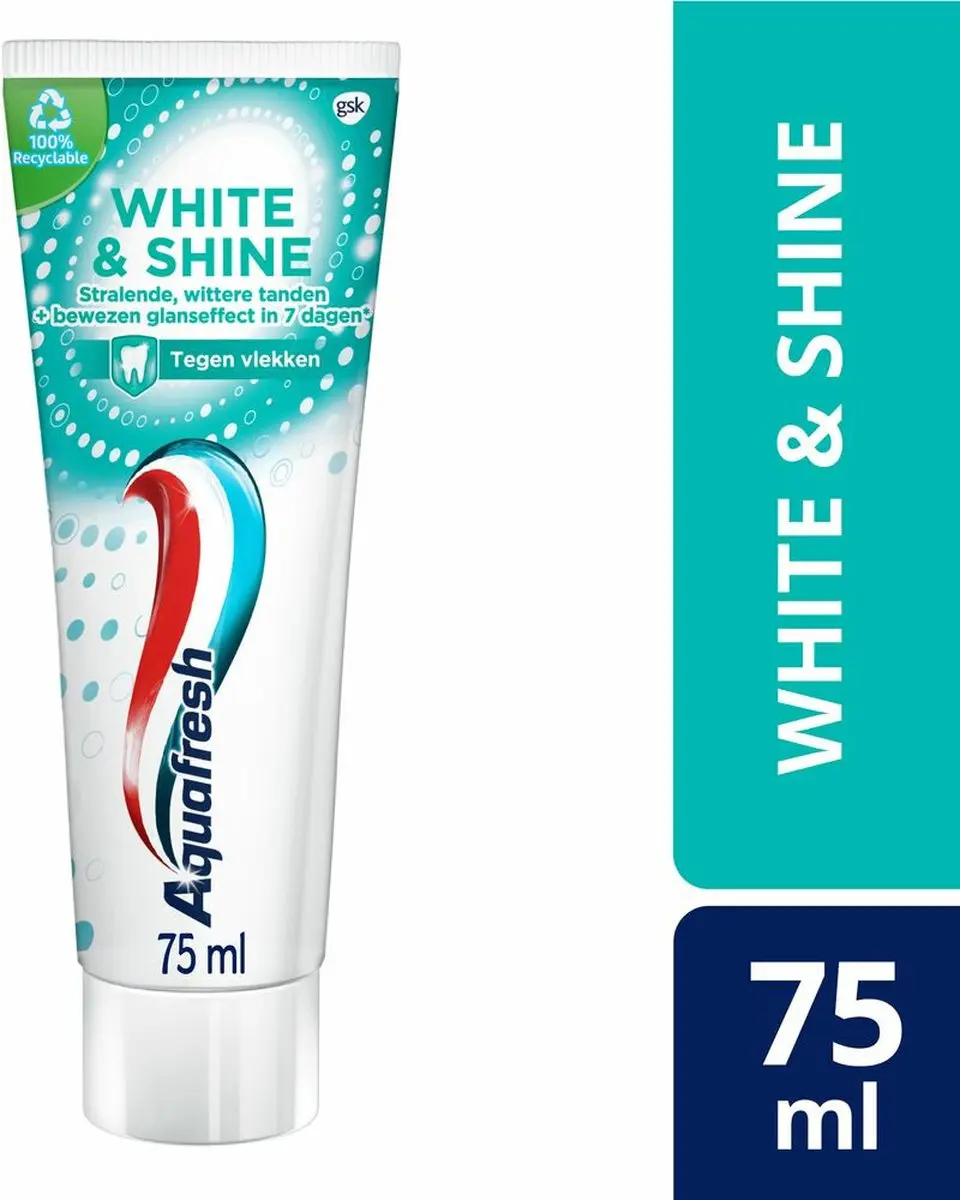 Aquafresh White & Shine Tandpasta 3x75ml