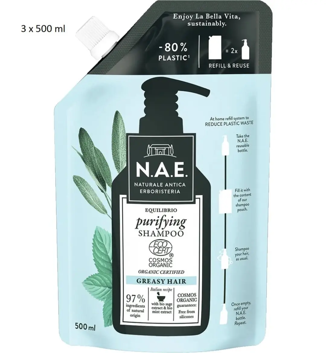 N.A.E. Purifying Shampoo 500ml