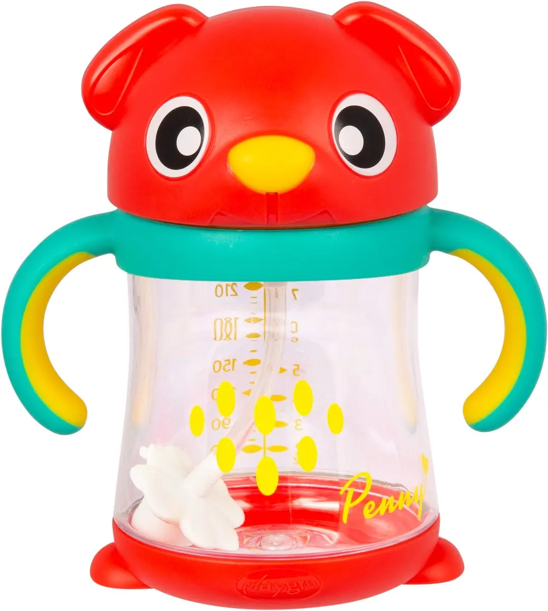 Playgro Penny Weighted Straw Sippy Cup 240ml - Multi