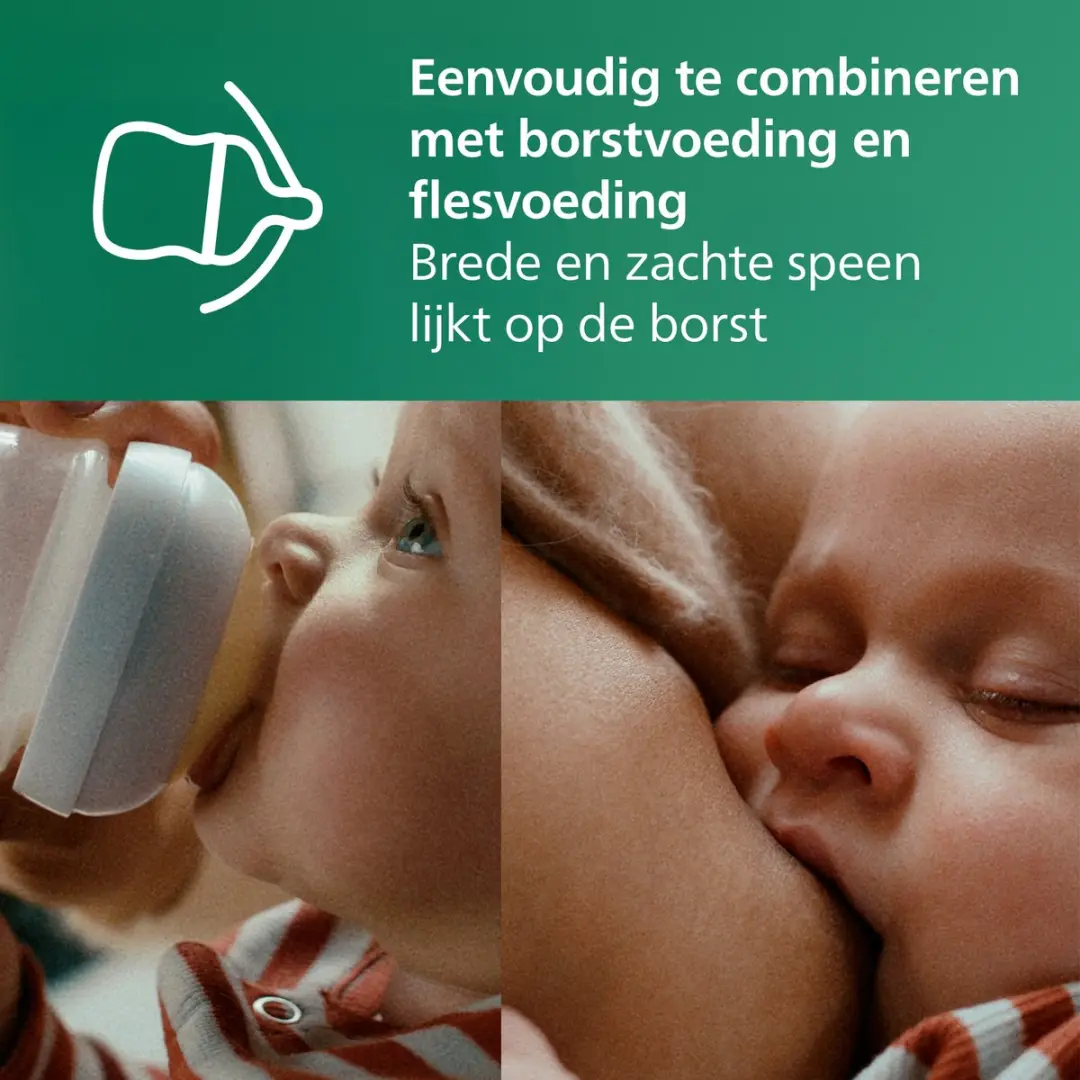 Philips Avent Natural Response SCY933/02 Glazen Babyflessen 240ml - 2 Stuks - afbeelding 6 van 6