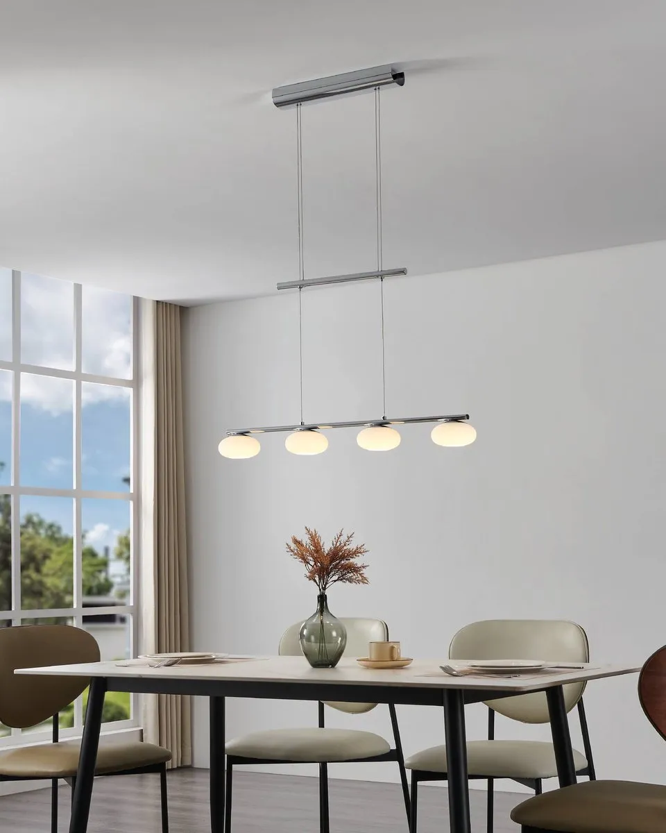Eglo Aleandro 1 Hanglamp LED 80cm - Chroom