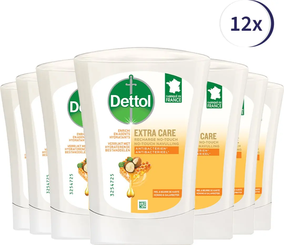 Dettol No-Touch Refill Extra Care 250ml - 12 Stuks