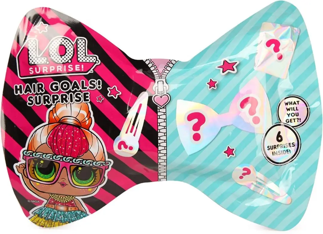 LOL Surprise! Hair Goals Haaraccessoires - 6-delig Divers