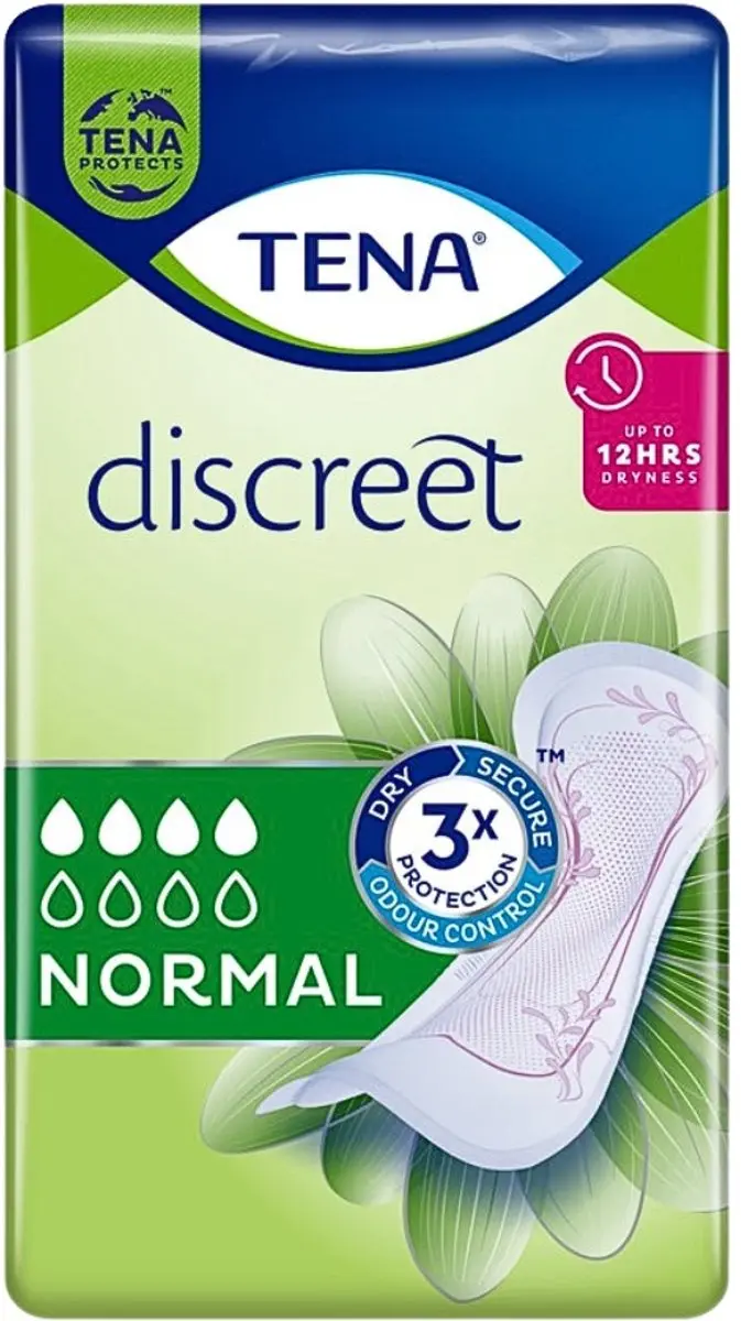 TENA Discreet Normal Incontinentieverband - 24 Stuks