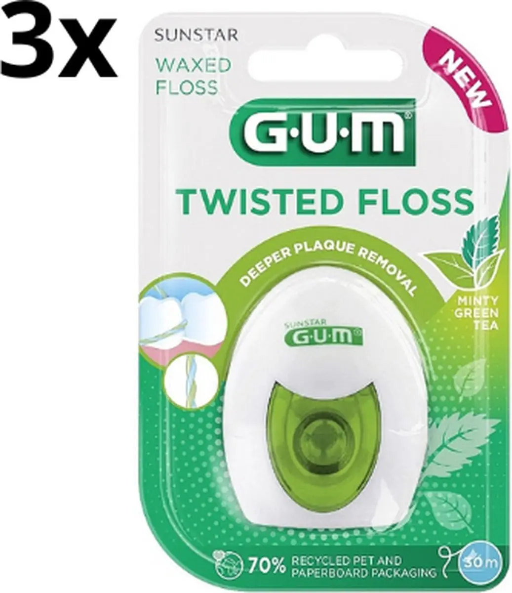Gum Twisted Floss Tandzijde
