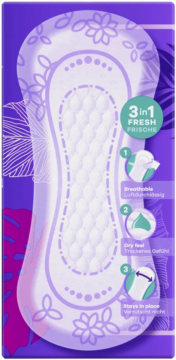 Always Daily Fresh Inlegkruisjes 300 Stuks - Wit