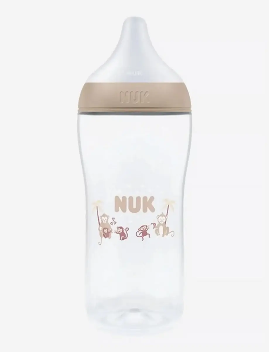 NUK Perfect Match PP Babyfles 360ml - Speen XL - 6+ Maanden - Beige
