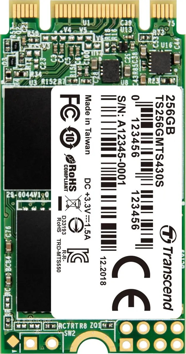 Transcend TS256GMTS430S M.2 SSD 2242