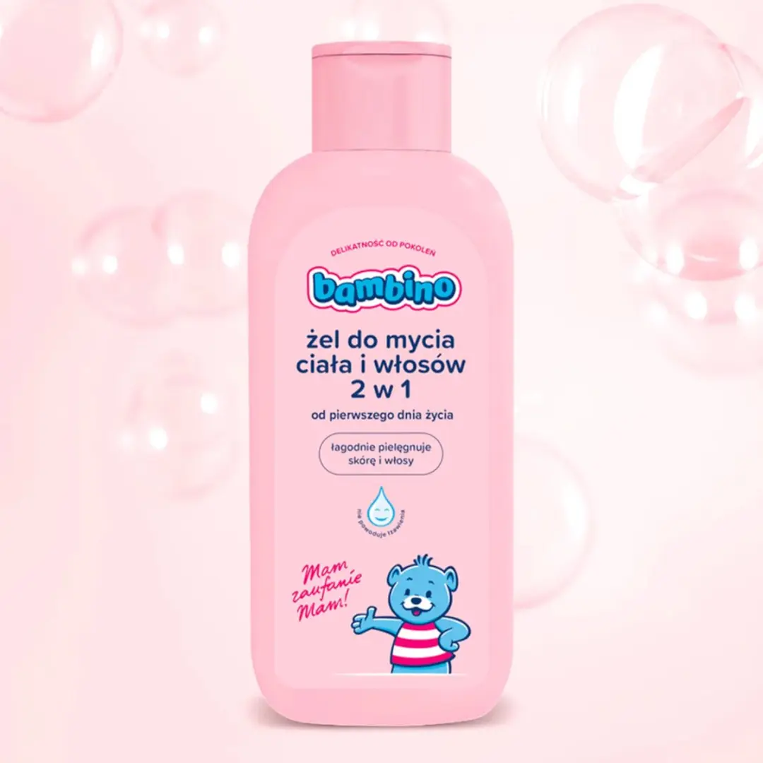 Bambino 2in1 Body & Hair Wash Gel 400ml