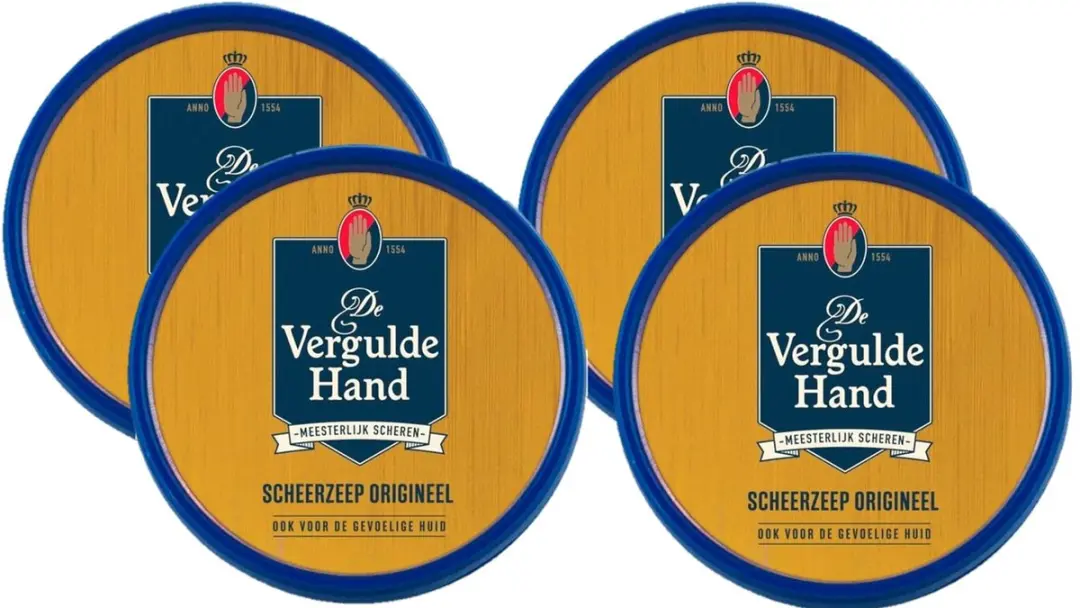 De Vergulde Hand Scheerkuip 4 Stuks