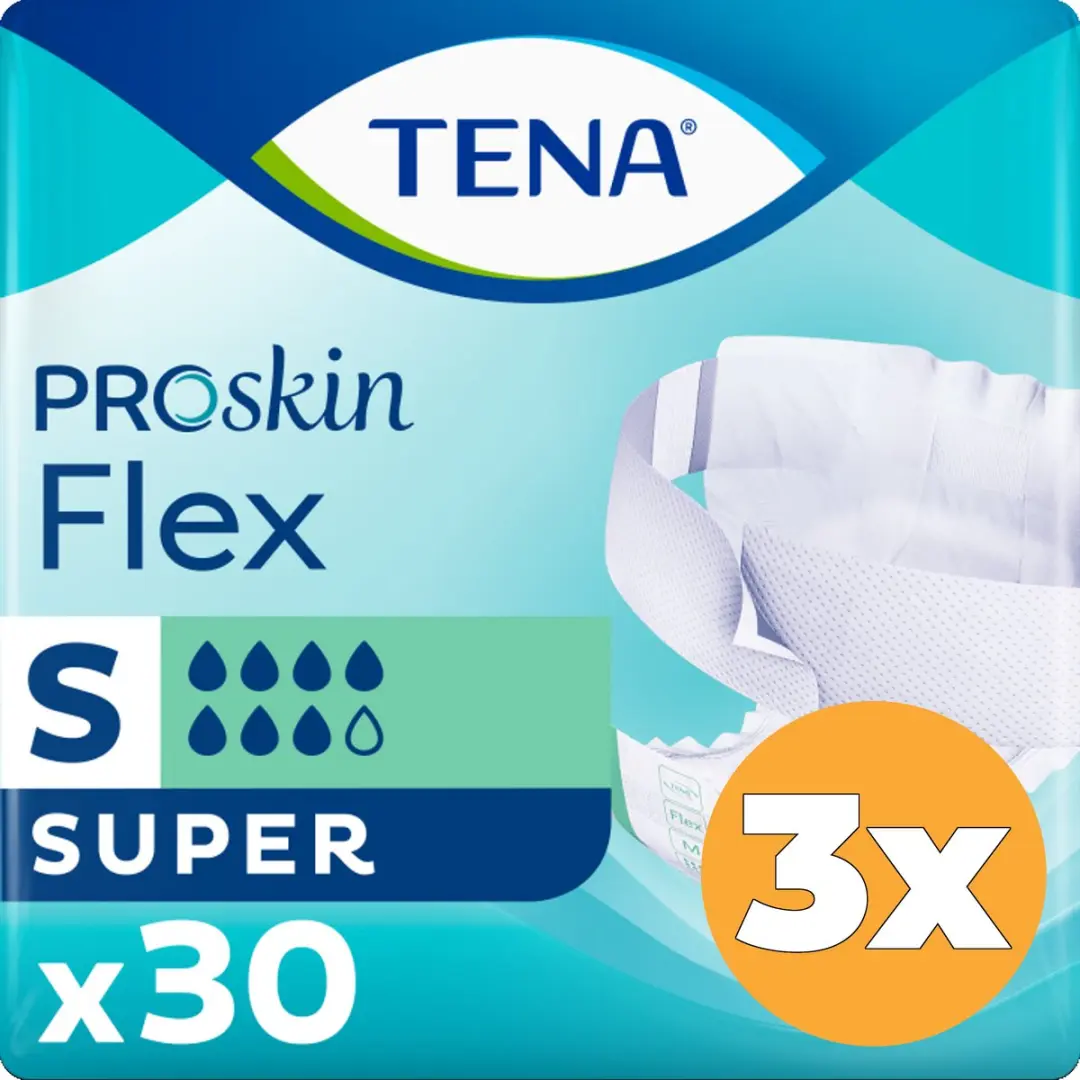 TENA Proskin Flex Super S - 3x30 Stuks