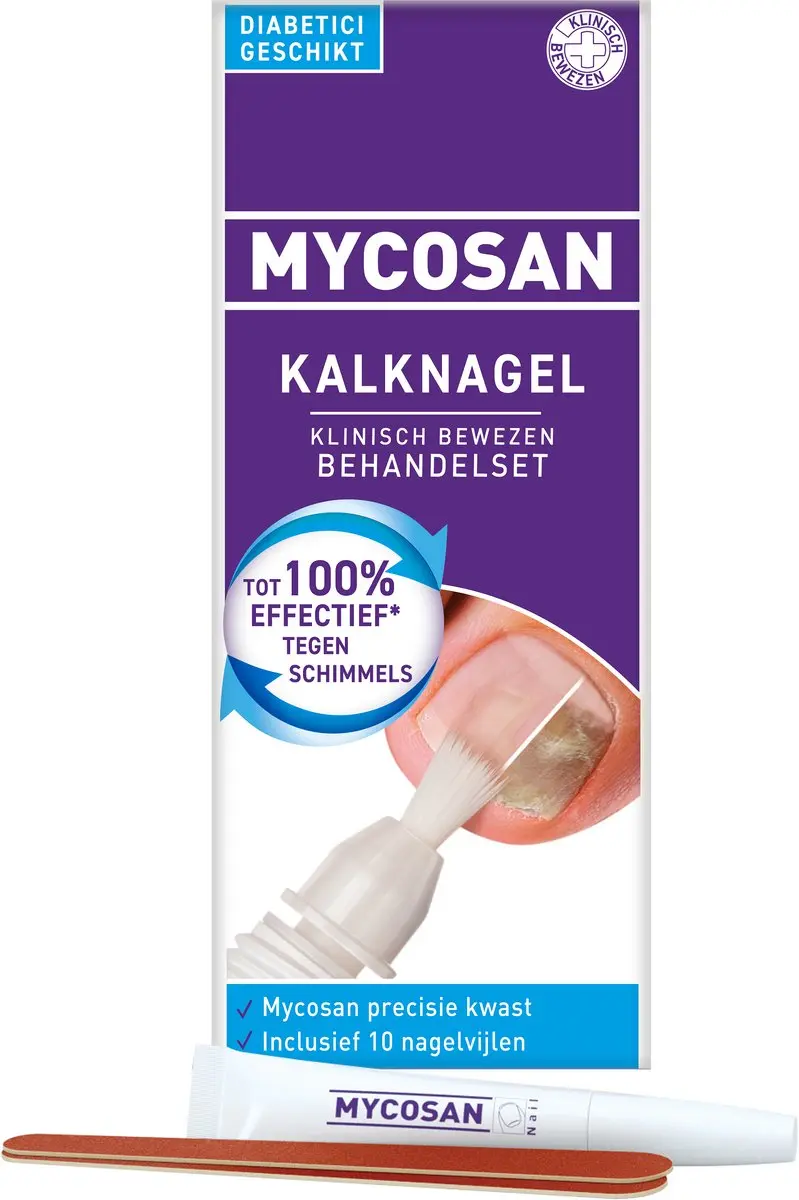 Mycosan Behandelset Kalknagel 5ml - Incl. kwast & vijlen