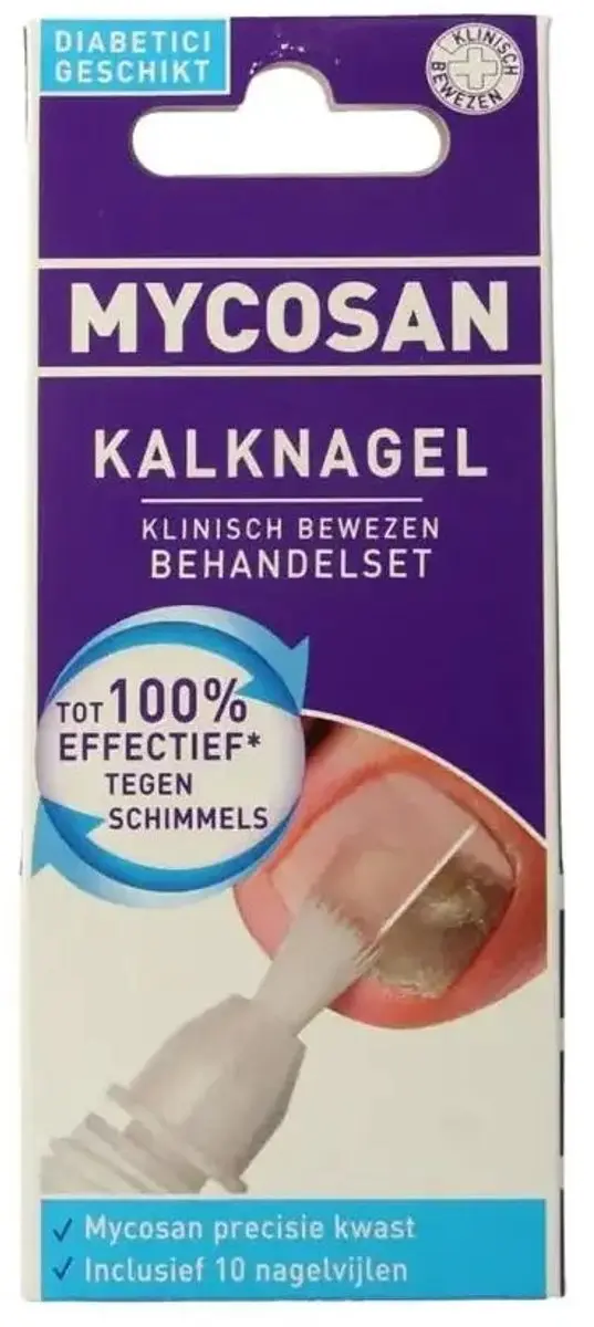 Mycosan Behandelset Kalknagel 5ml - Incl. kwast & vijlen