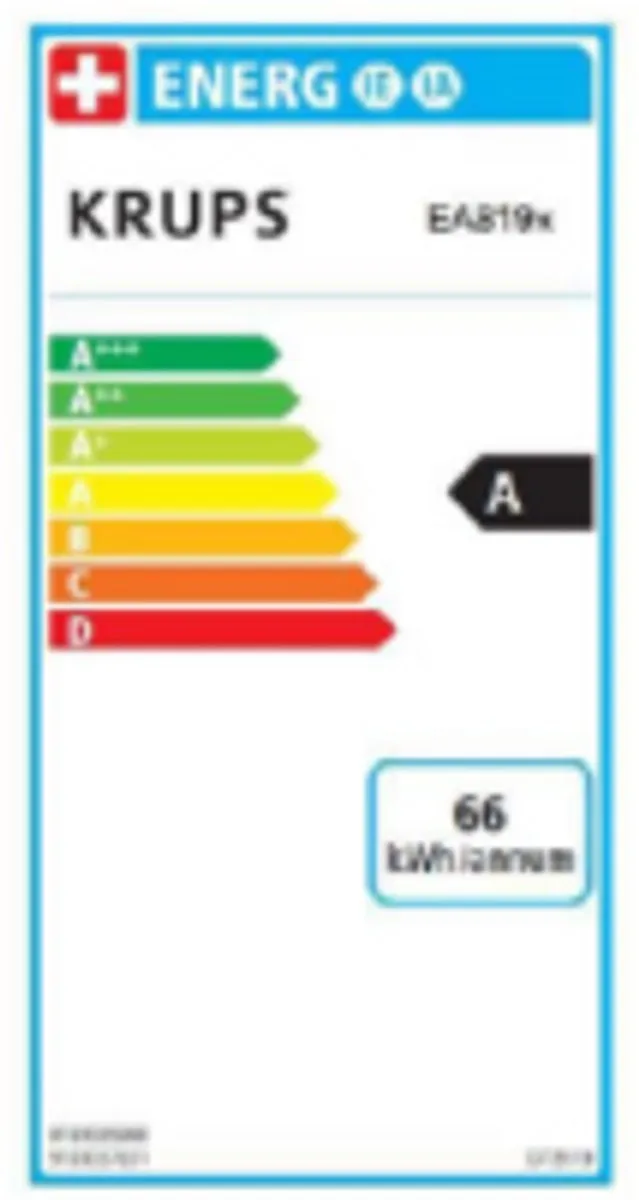Krups Arabica Latte EA819E Volautomaat - 4 Programma's - 3L