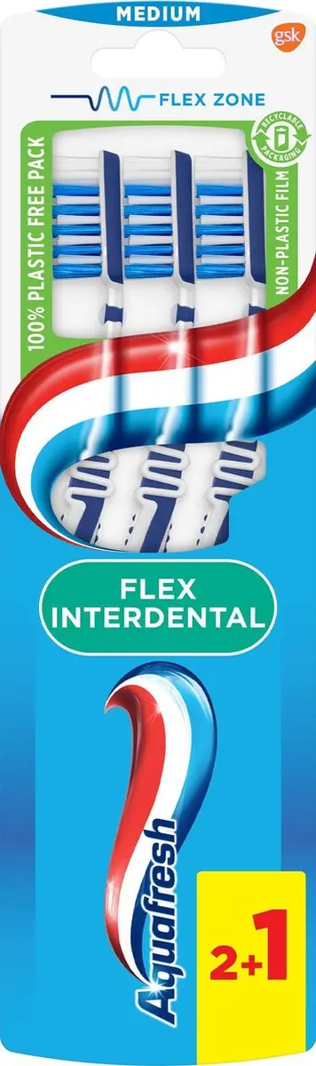 Aquafresh Flex Interdental Medium Tandenborstels
