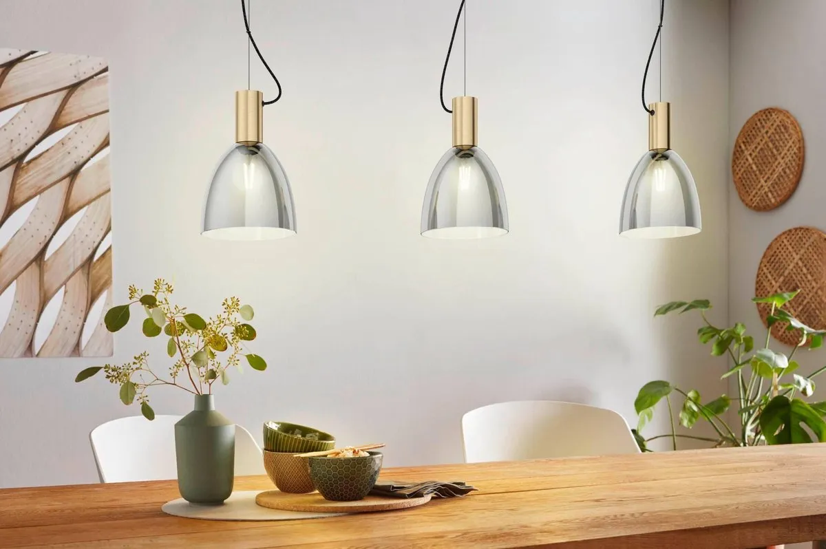 Eglo Lebalio Hanglamp 112,5cm - Zwart-Transparant - afbeelding 6 van 6