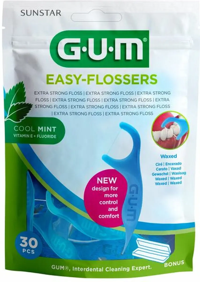 Gum Easy Flossers 120 Stuks (4x30)