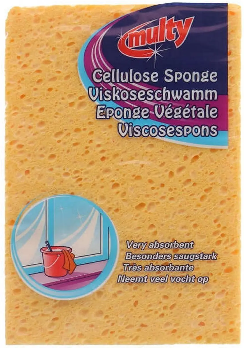 Multy Viscosespons Large - Geel