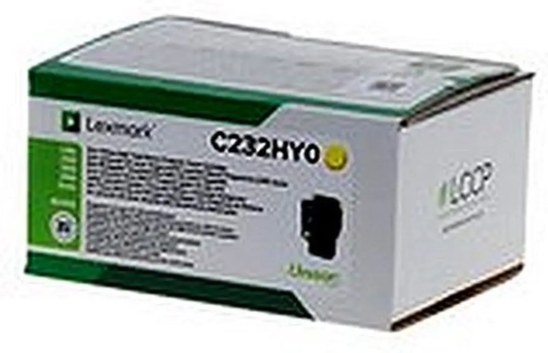 Lexmark C232HY0 Toner - Geel - 2300 Pagina's