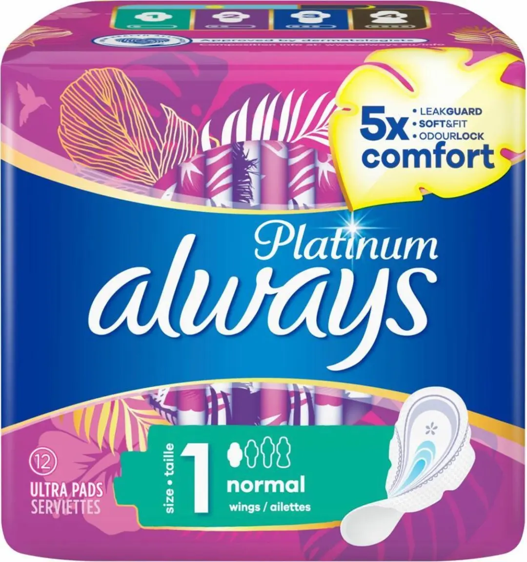 Always Platinum Ultra Normal Maandverband - 12 Stuks