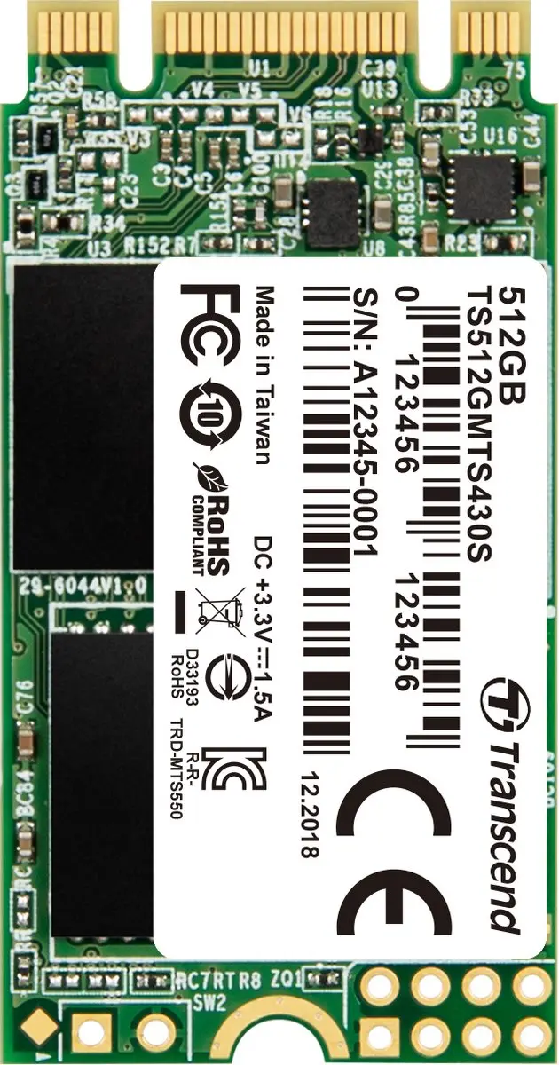 Transcend TS512GMTS430S M.2 SSD 512GB