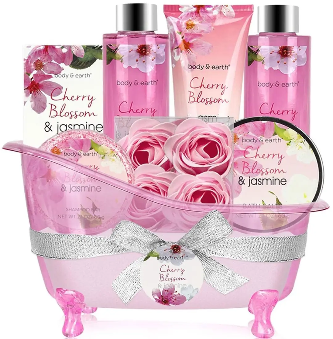 Body & Earth Cherry Blossom Wellness Geschenkset