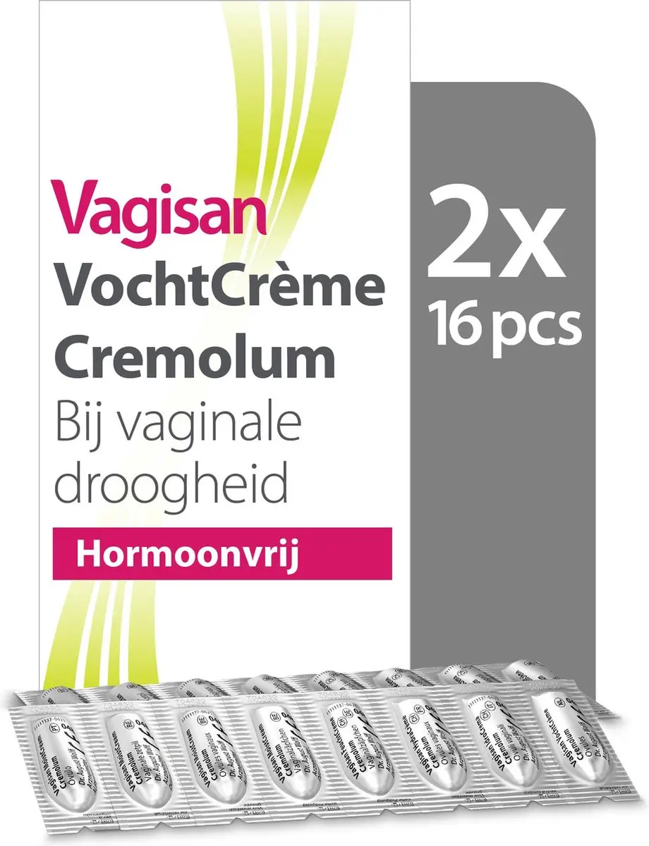 Vagisan VochtCrème Cremolum 2x16ml