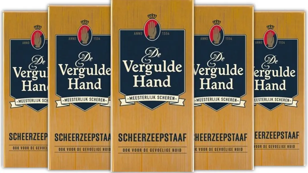 De Vergulde Hand Scheerzeep Staaf 5 x 75 Gram