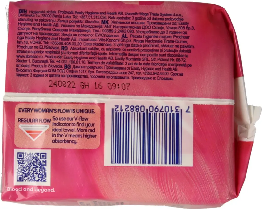 Libresse Invisible Norm.Clip - Blauw/Roze