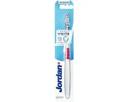 Jordan Tandenborstel Target White Medium - 12 Stuks
