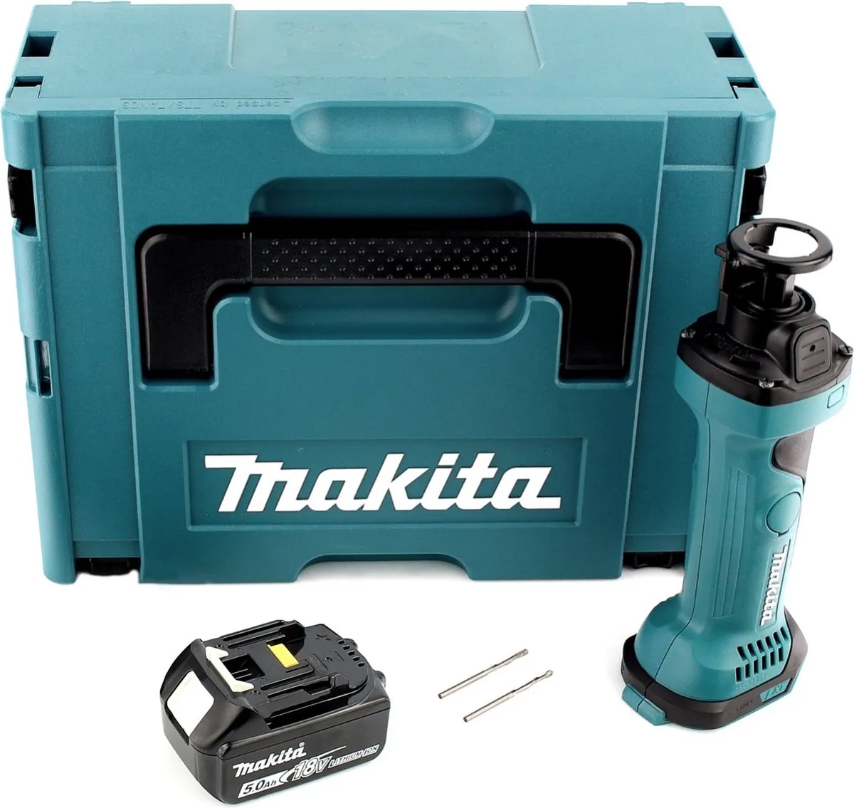 Makita DCO 180 T1J Accusnijder 18V - 5.0Ah - Metaal/Plastic/Staal