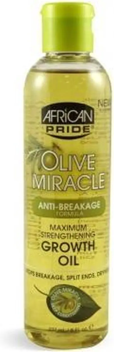 African Pride Olive Miracle Growth Oil 355ml - Krullend haar