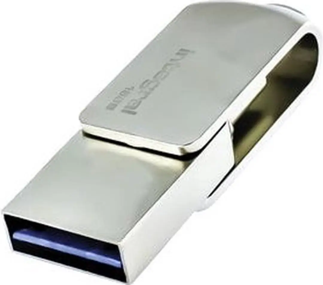 Integral 16GB 360-C Dual USB-stick - Zilver