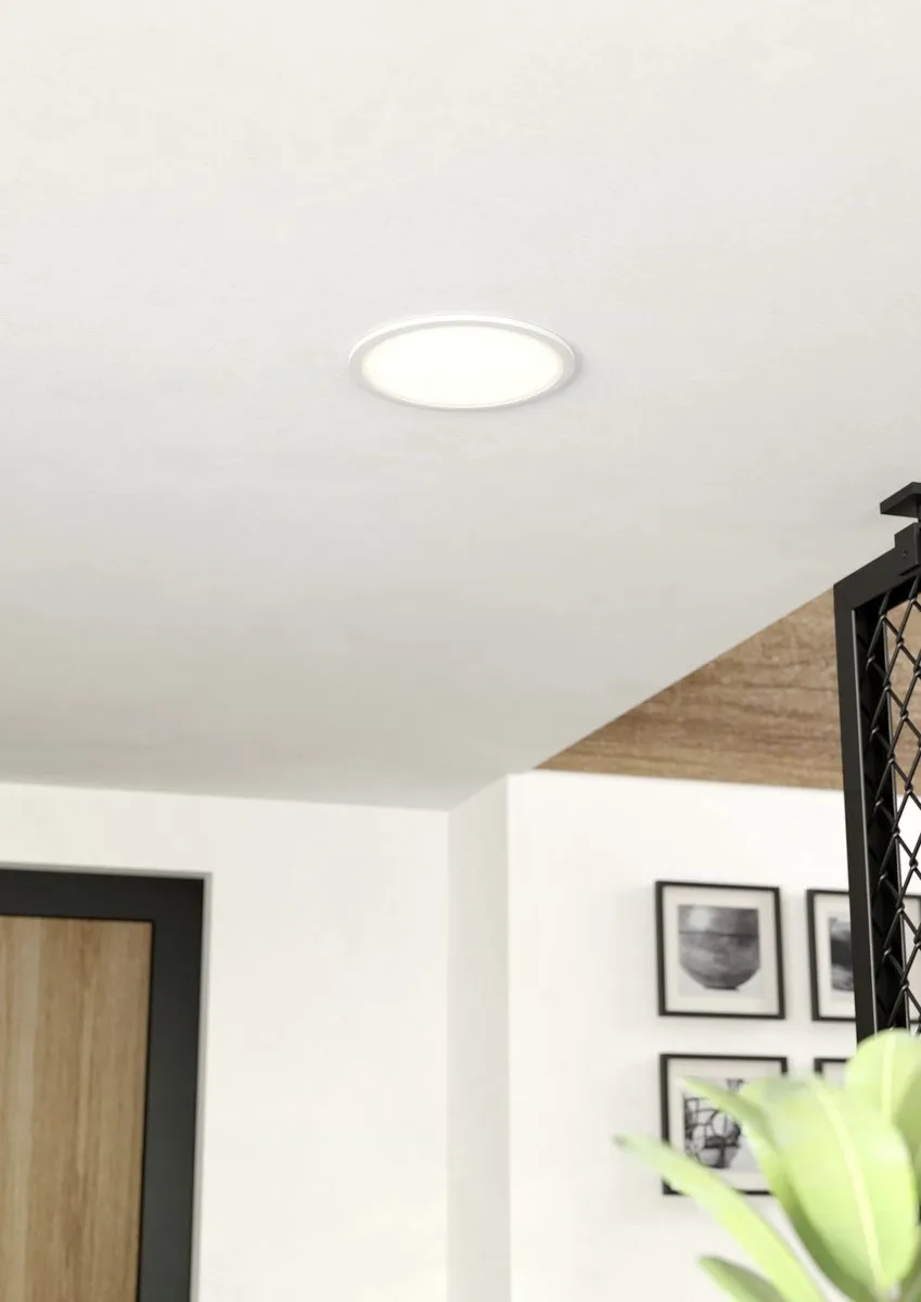 Eglo Fueva Flex Inbouwlamp 22.5cm - Wit - 4000K