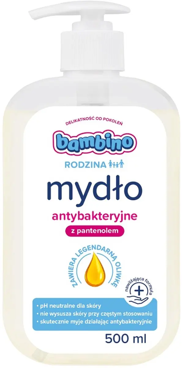 Bambino Antibacteriële Handzeep 500ml - Panthenol