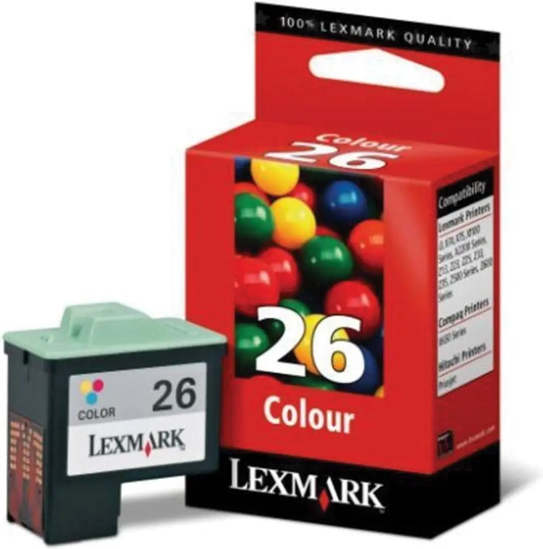 Lexmark 26 CMY Inktcartridge 0734646539869 - 275 pagina's