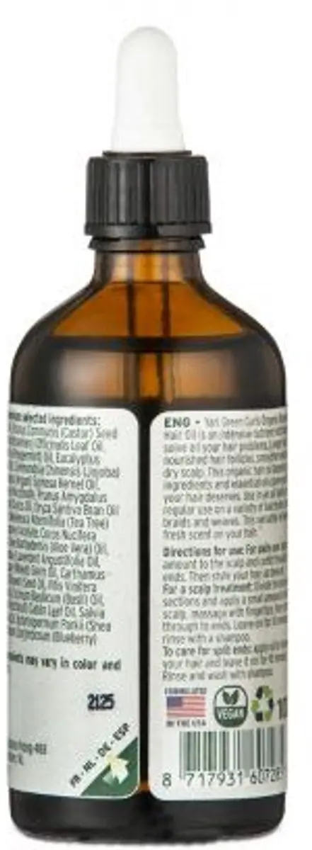 Yari Green Curls Rosemary Mint Oil 100ml