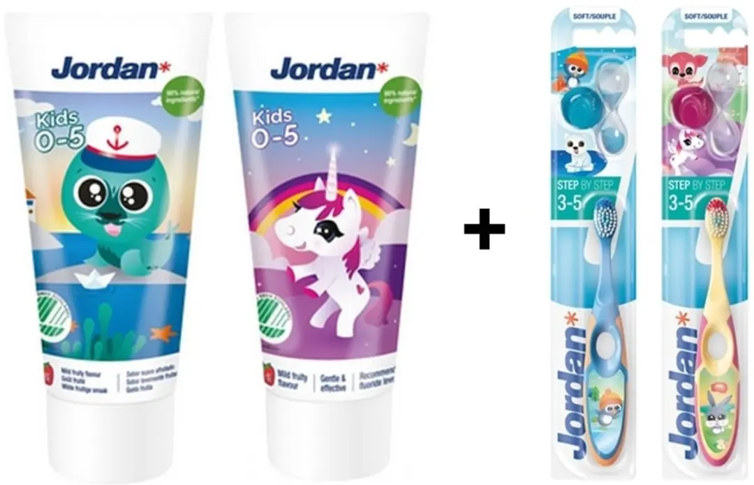 Jordan Junior Tandpasta & Tandenborstels Starter
