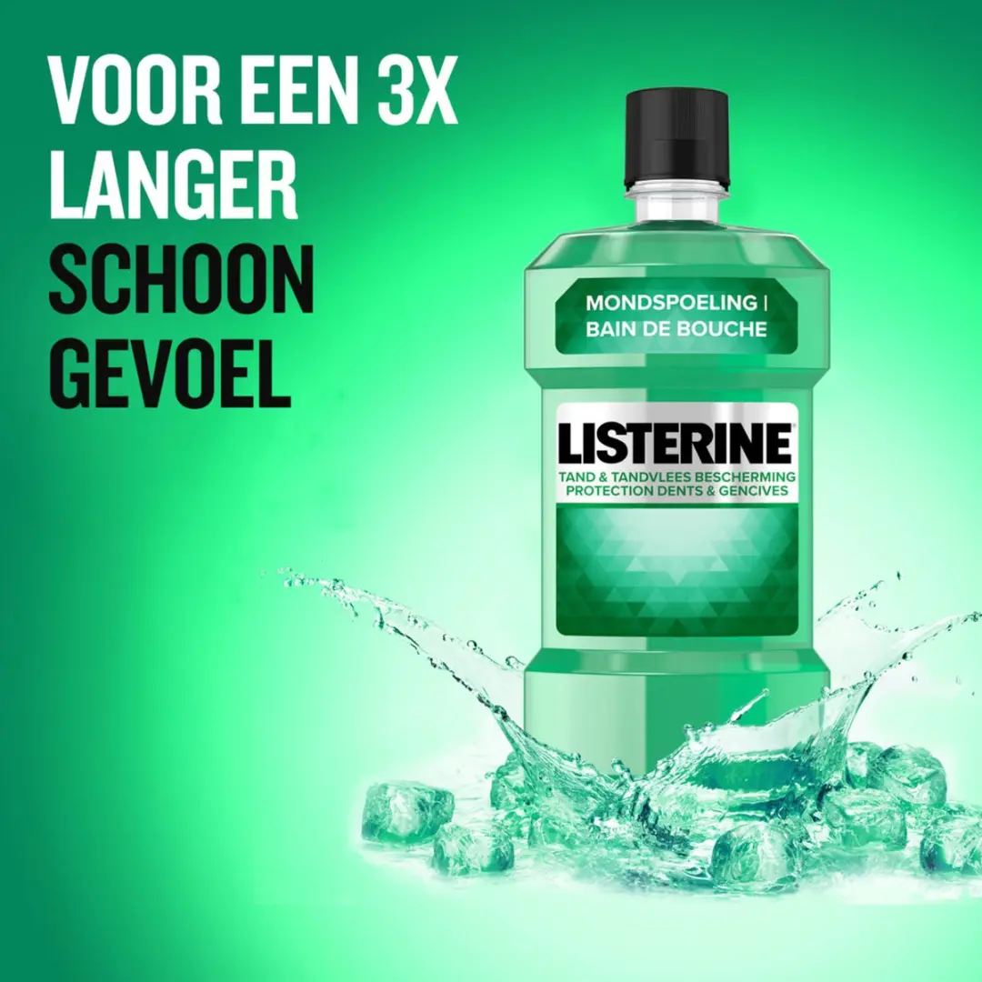 Listerine Mondwater Tand & Tandvlees Bescherming 500ml - 3 Stuks