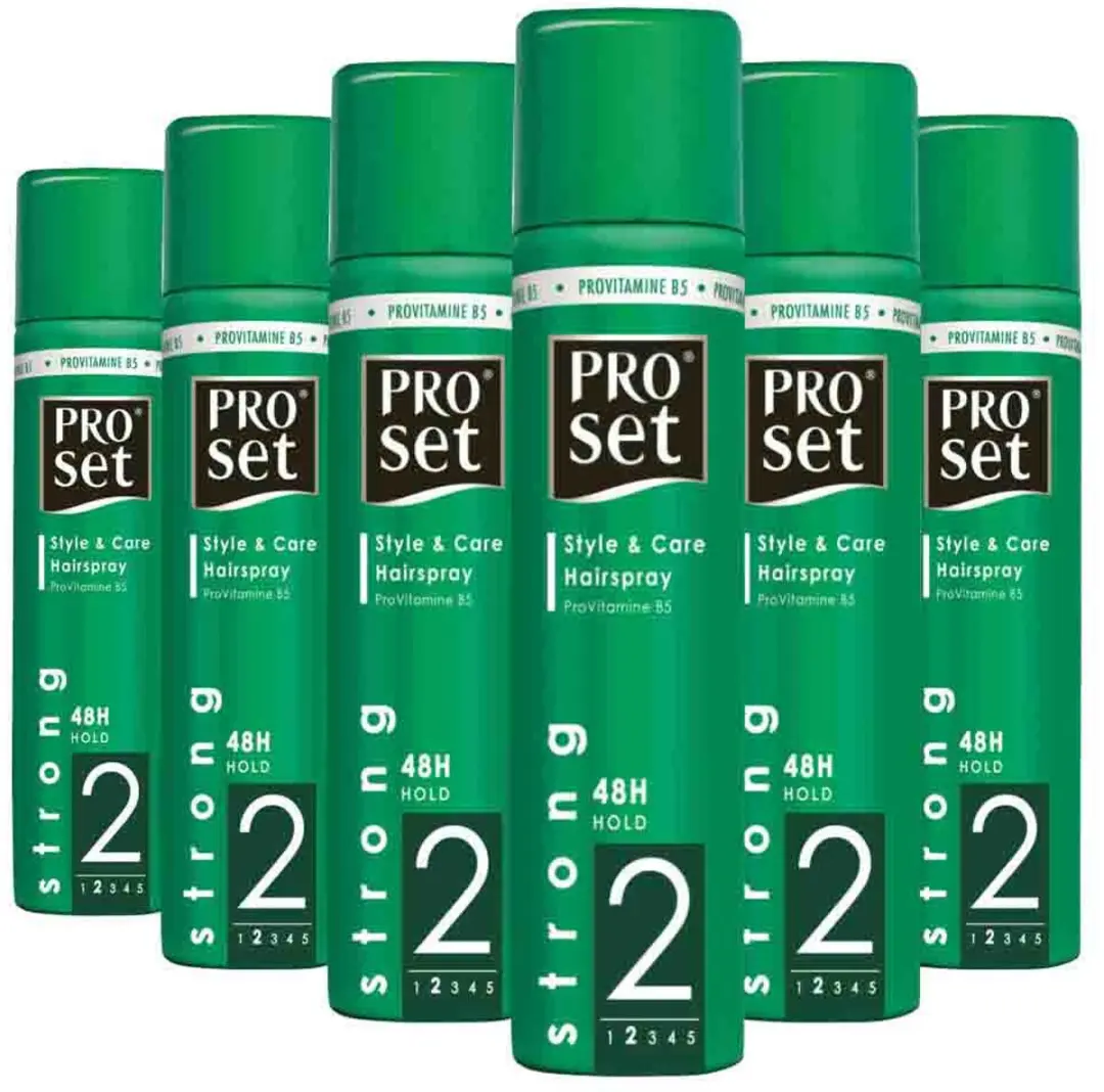 Proset Haarlak Strong 300ml - 6 Stuks