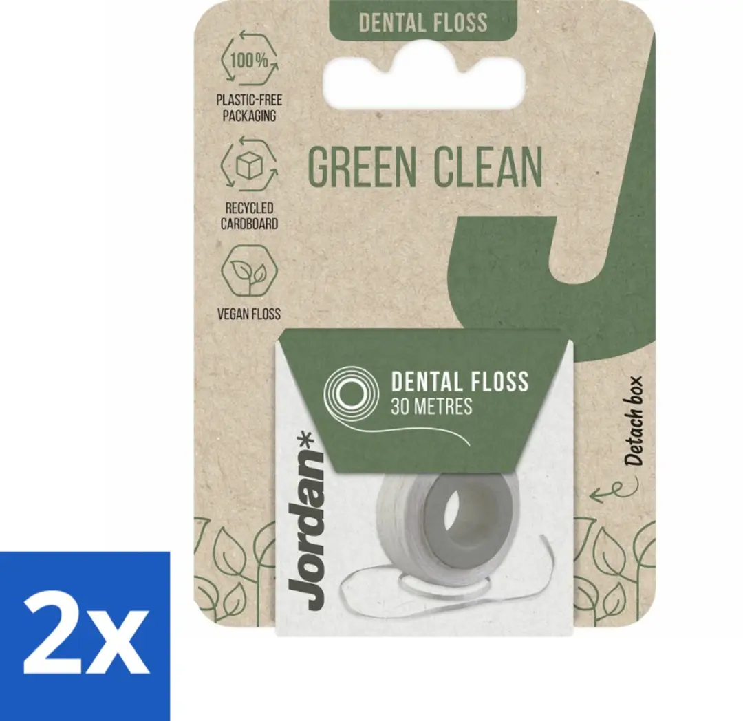 Jordan Green Clean Flosdraad 30m
